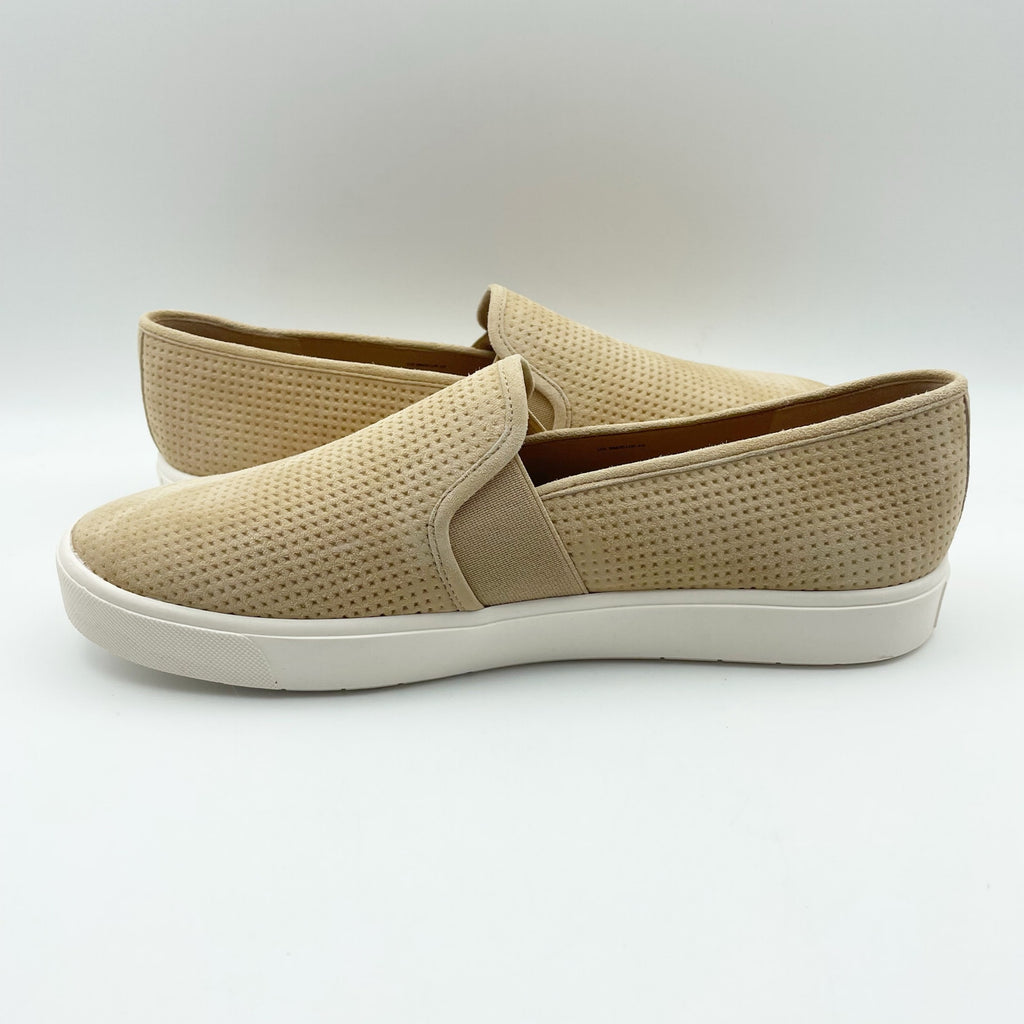 Vince Womens Blair Flats US 9 M EU 40 Tan Suede Slip on Casual Sneaker NIB