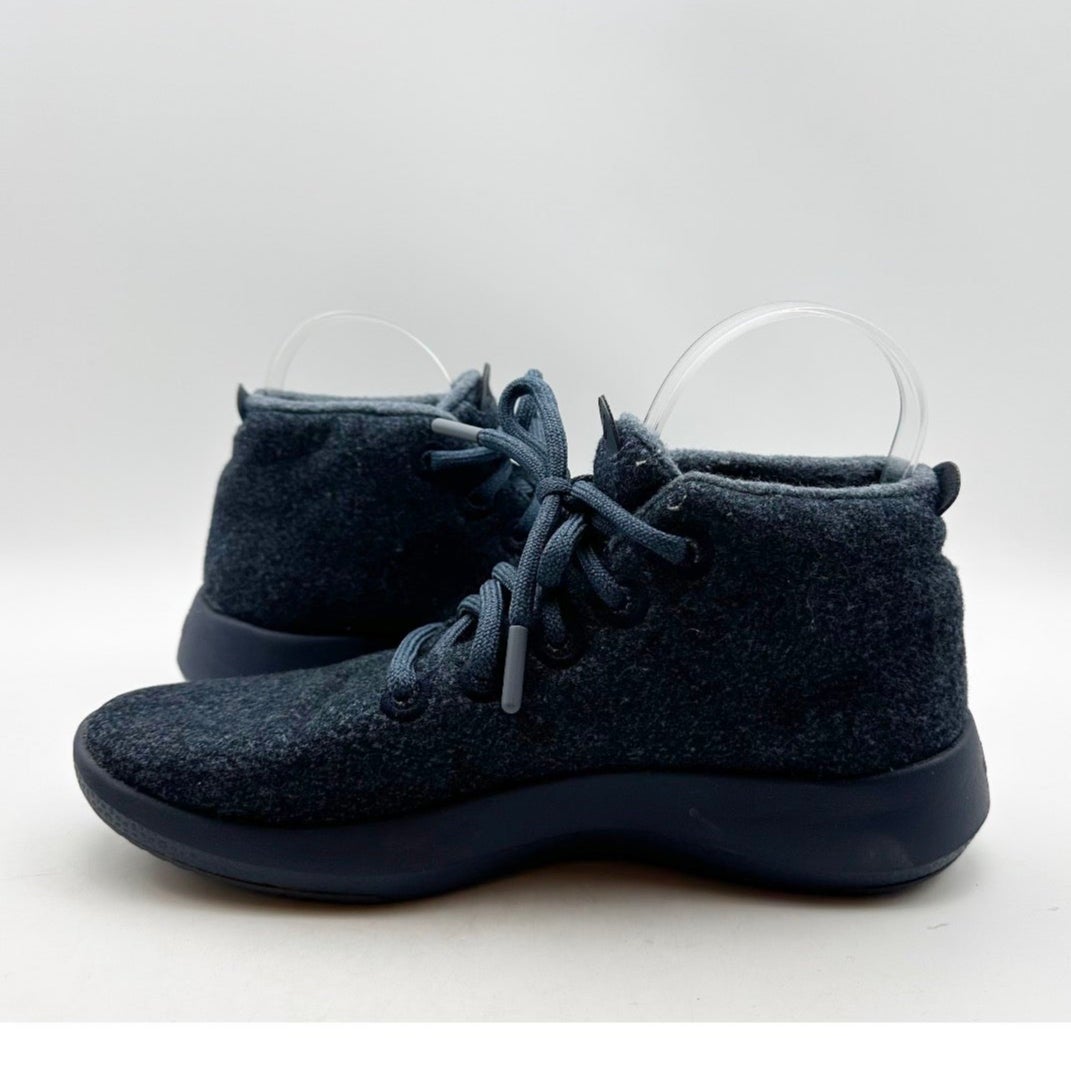 ALLBIRDS Womens Wool Runner-up Mizzles Sneakers US 8 Savanna Night Blue NWOB