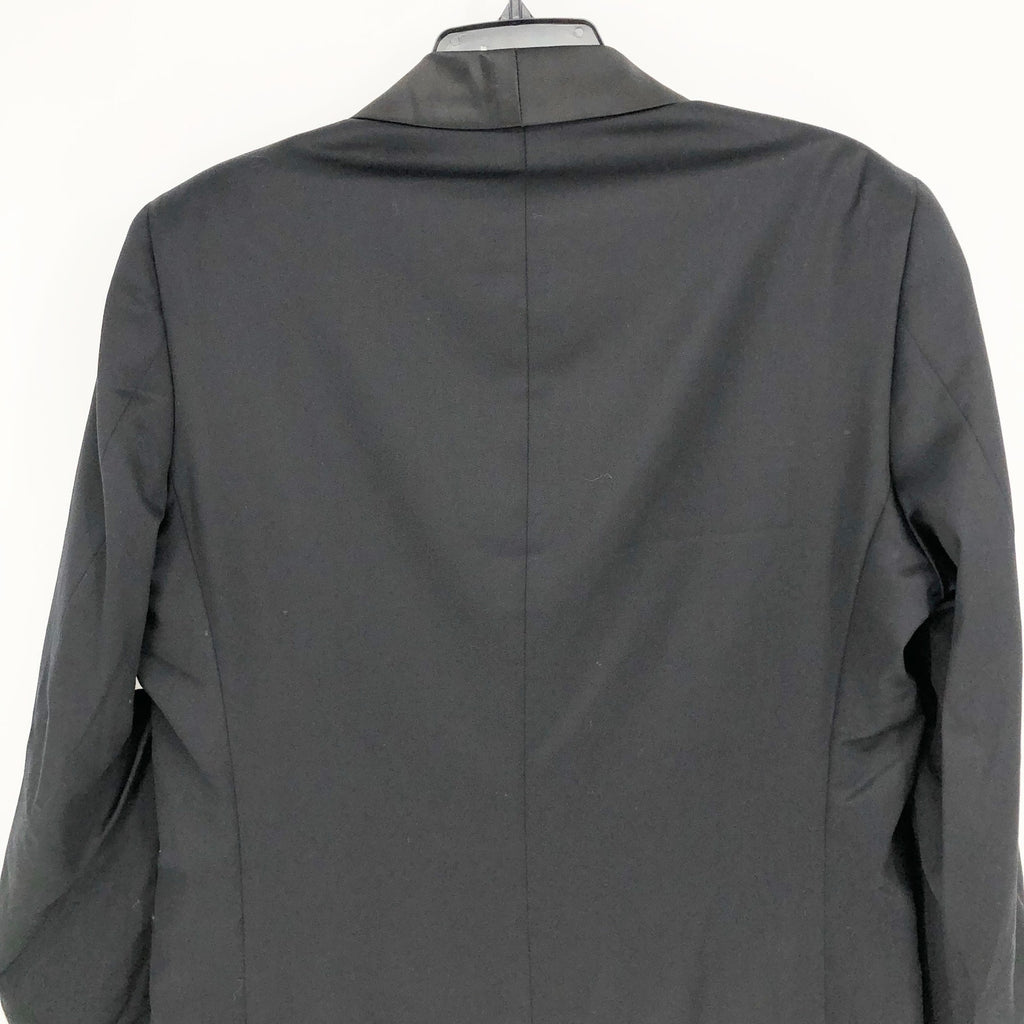 INDOCHINO Men Newbury Tuxedo Jacket 46R Black Satin Trim Shawl Lapel Blazer NWOT