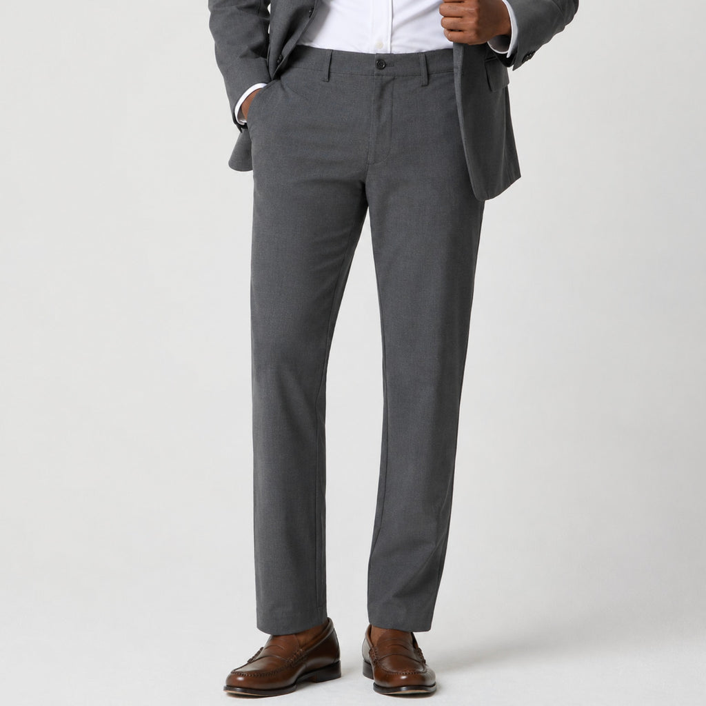J.CREW Men's Slim-fit Thompson Performance Suit Pants 32x30 Grey Tapered Leg NWT