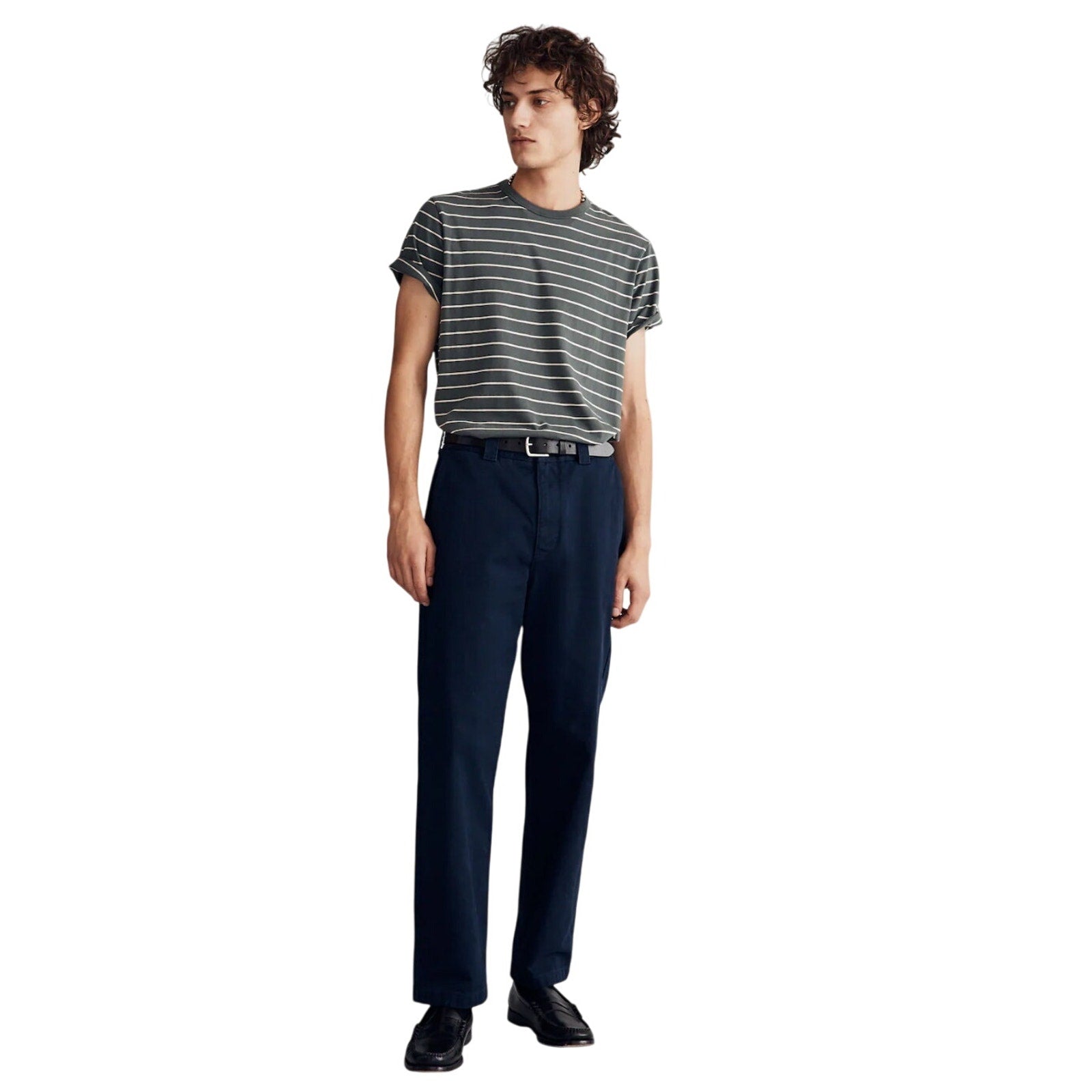 MADEWELL Men's Vintage Straight Chino Pants 32x34 Blue Deep NH746 NWT