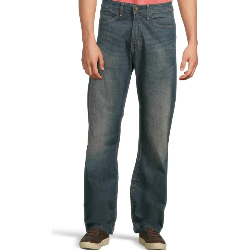 LEVI'S Men's 505 Straight Fit Jeans 36x34 Blue Cash Wash Stretch 005051064 NWT