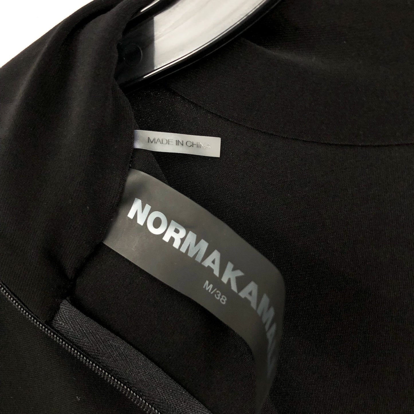 NORMA KAMALI Turtleneck Jersey Long-Sleeve Mini Dress Medium/38 Black NWOT