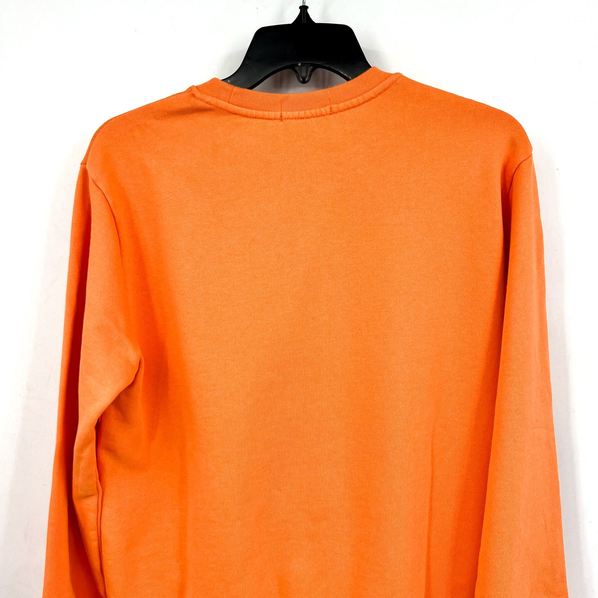 POLO RALPH LAUREN Men's Loopback Fleece Sweatshirt Small Orange Crewneck NWT