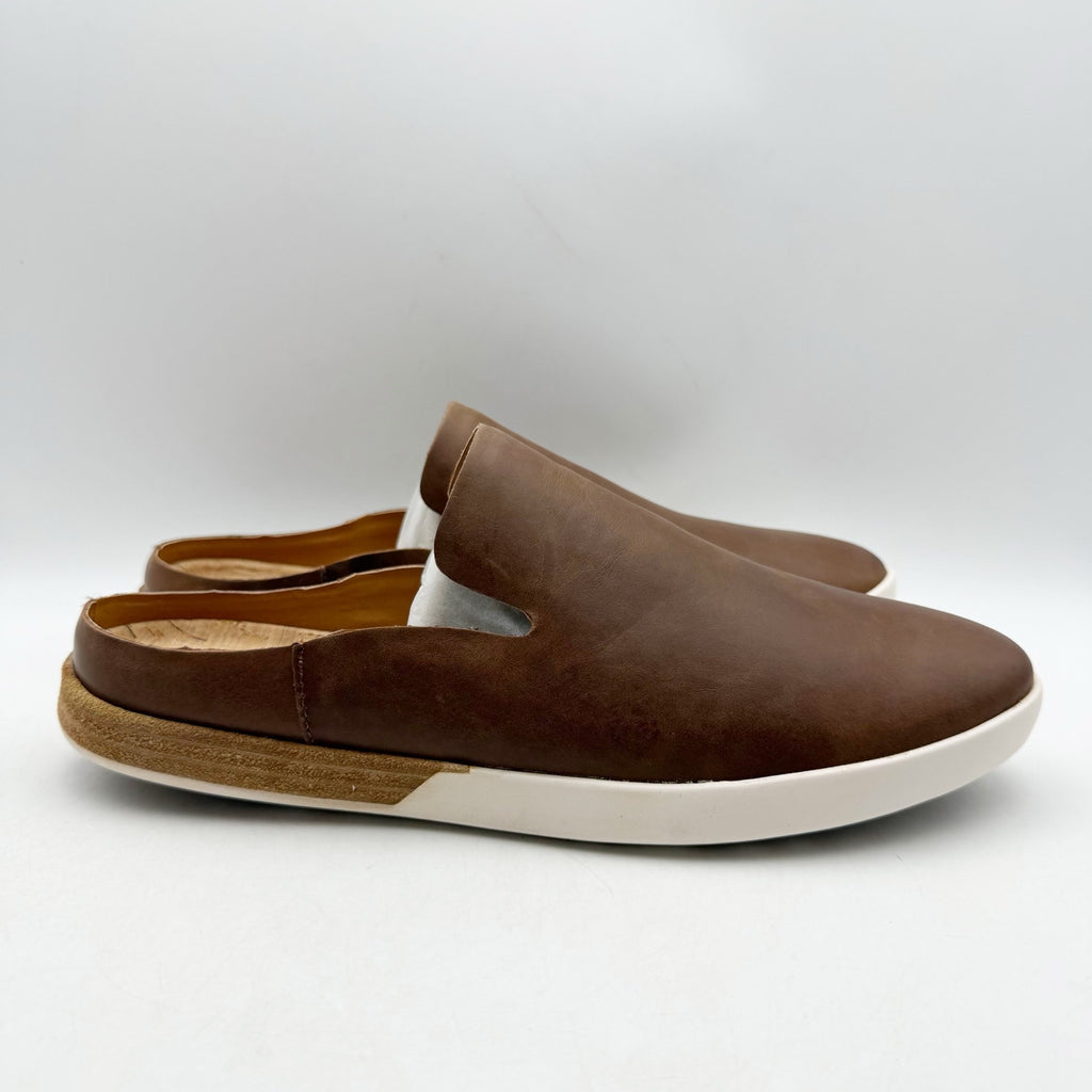 Kork-Ease Womens Phoebe Mules Size 9.5 M Brown Leather Waterproof NWOB