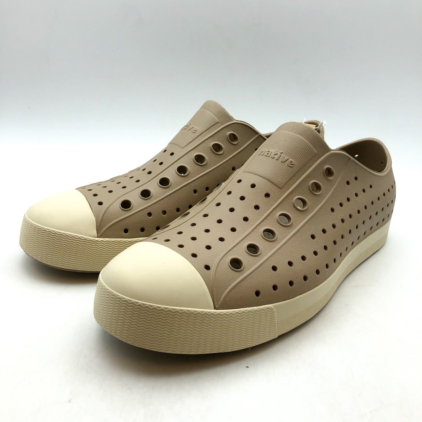 Native Mens Jefferson EVA Slip On Sneaker Shoes US 10 EU 44 Brown Tan NIB