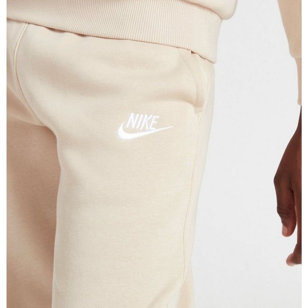 NIKE Kids Sportswear Club Fleece Joggers Pants Medium Cream White Boys Girls NWT