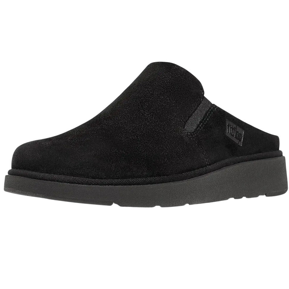 FitFlop Womens Gen-FF Elasticated Mules US 9 EU 41 Black Suede NIB