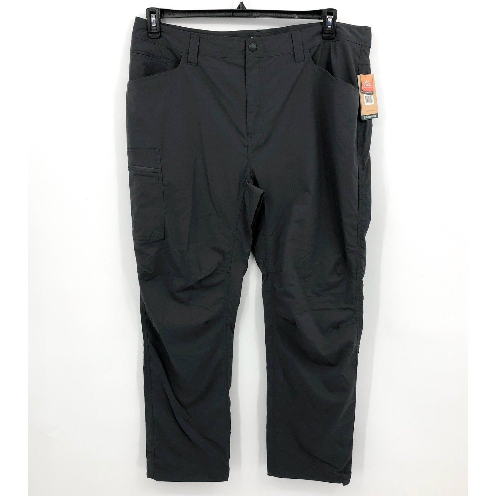 ROYAL ROBBINS Men's Active Traveler Stretch Pants 42x32 Grey Asphalt NWT