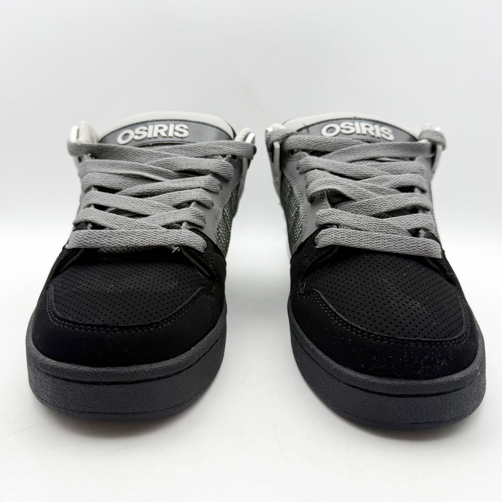 Osiris Mens Pixel Skate Sneakers US 10 EU 43 Grey Black Leather Team NIB