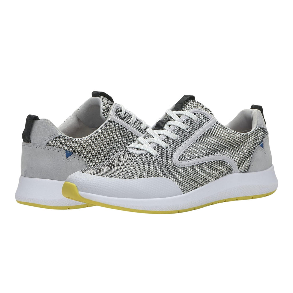 Vince Camuto Mens Emmitt Casual Sneakers US 10.5 M EU 43.5 Grey White NIB