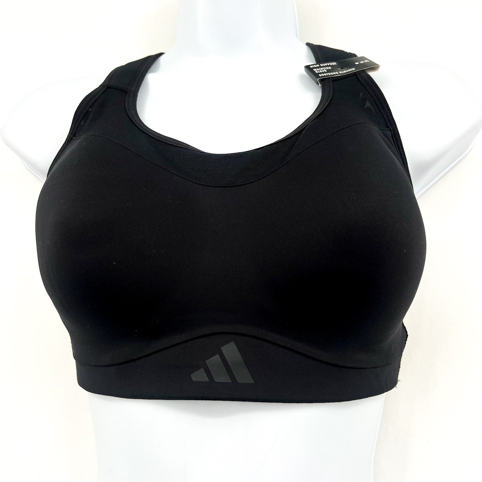ADIDAS Women's TLRD Impact Training High-Support Bra M A-B Black NWT