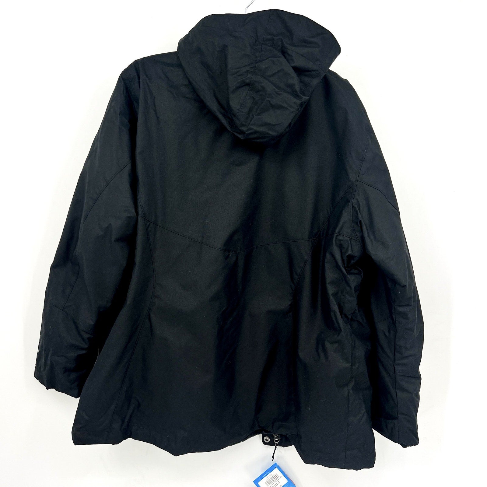 Columbia Women's Bugaboo II Fleece Interchange Jacket 1X Black Waterproof NWT