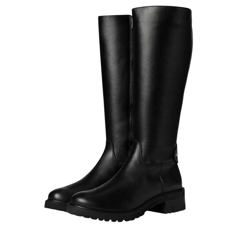 La Canadienne Womens Cate Knee High Boots US Size 9 EU 39 Black Leather NWOB