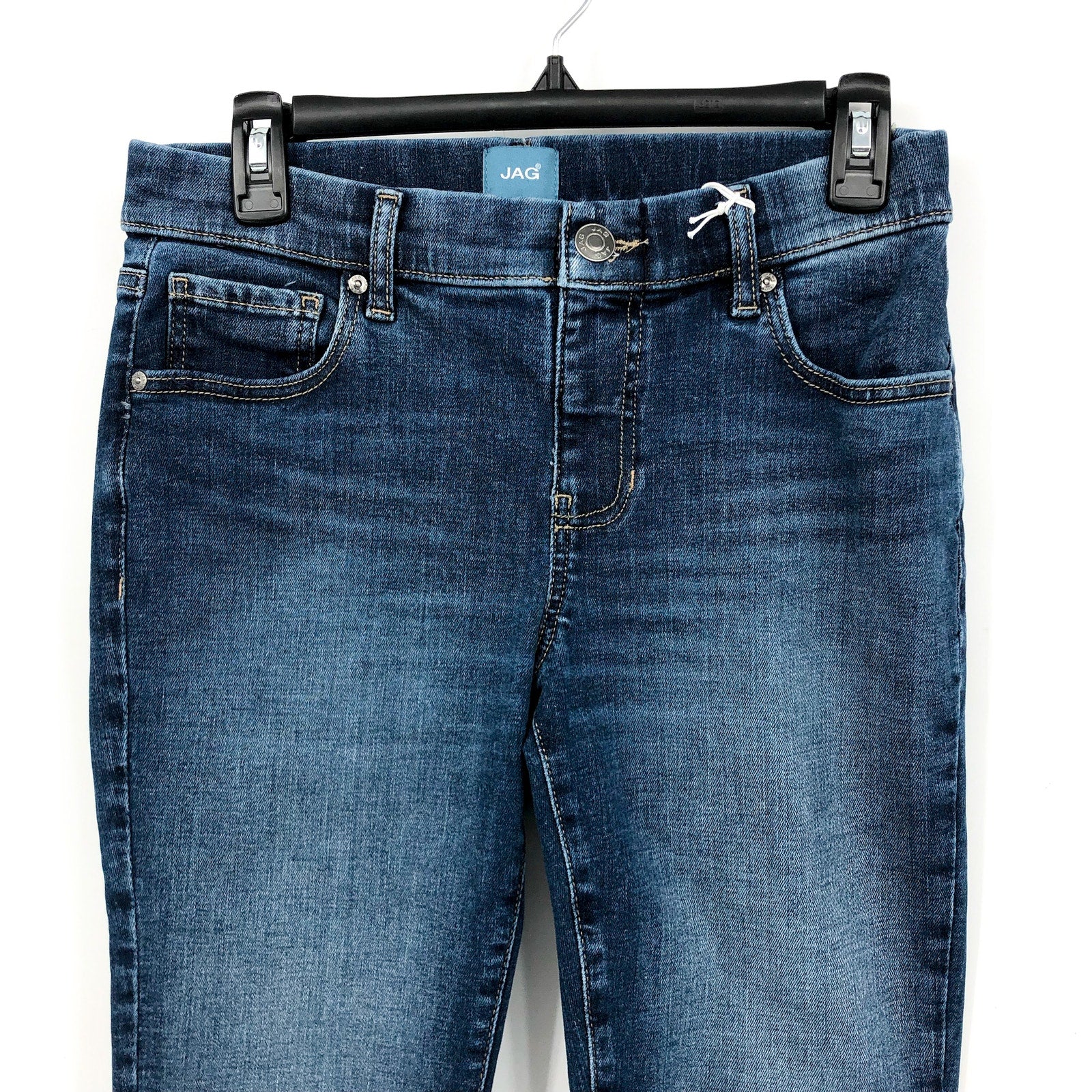 JAG Women's Maya Capri Jeans Size 6 Petite Night Blue Wash Stretch Mid Rise NWT