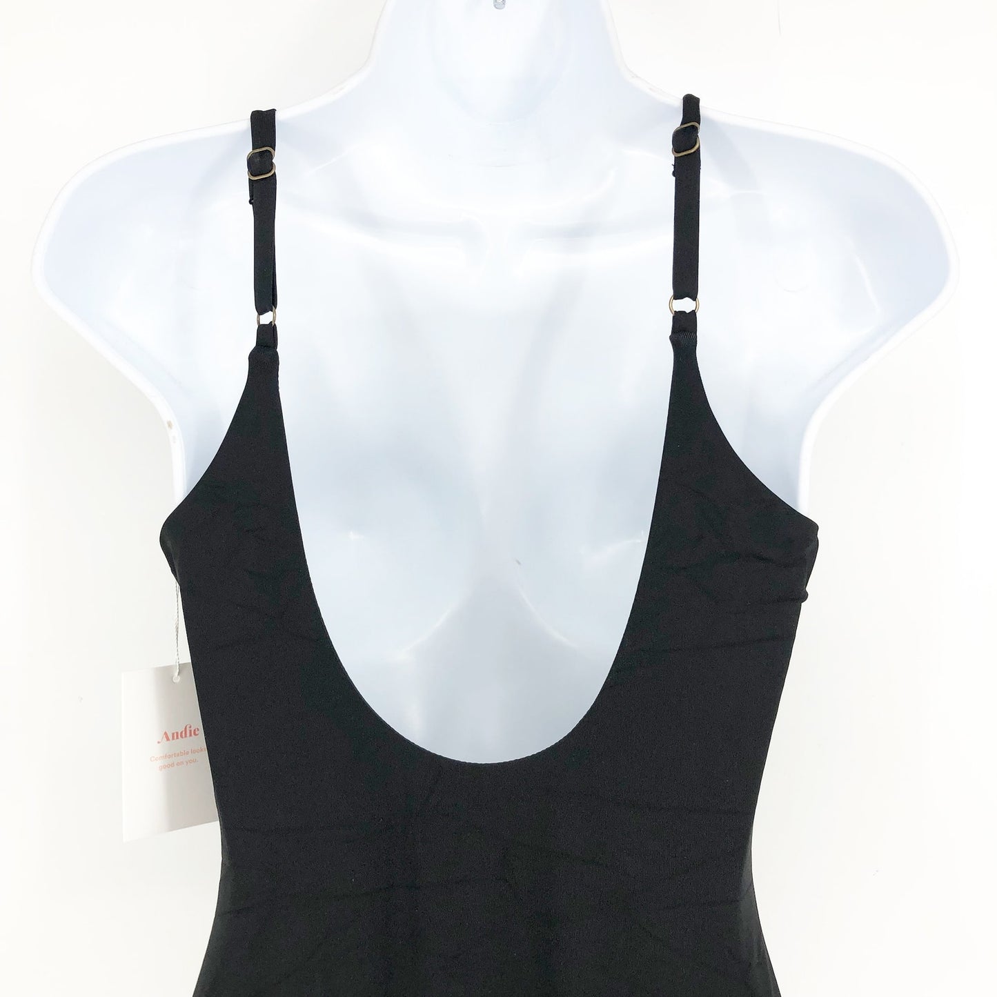 ANDIE SWIM Santorini One Piece Swimsuit Black XXL US 18