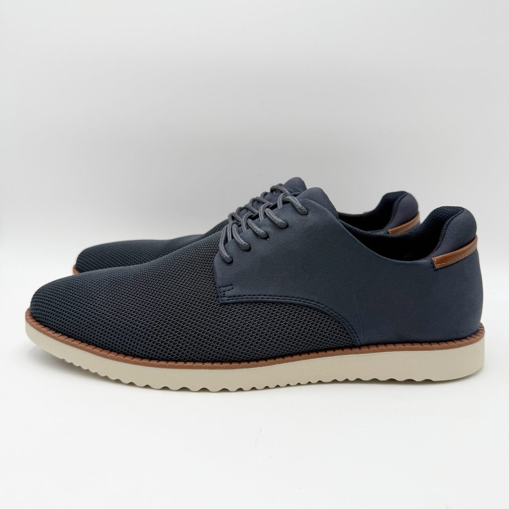 Dr. Scholls Mens Sync Oxford Shoes Size 10 M EU 44 Navy Blue Knit NIB
