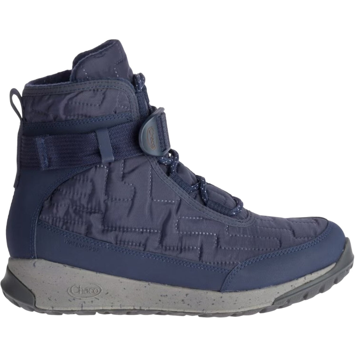 Chaco Womens Borealis Boots Size 6 Blue Quilted Waterproof Seam Sealed NWT