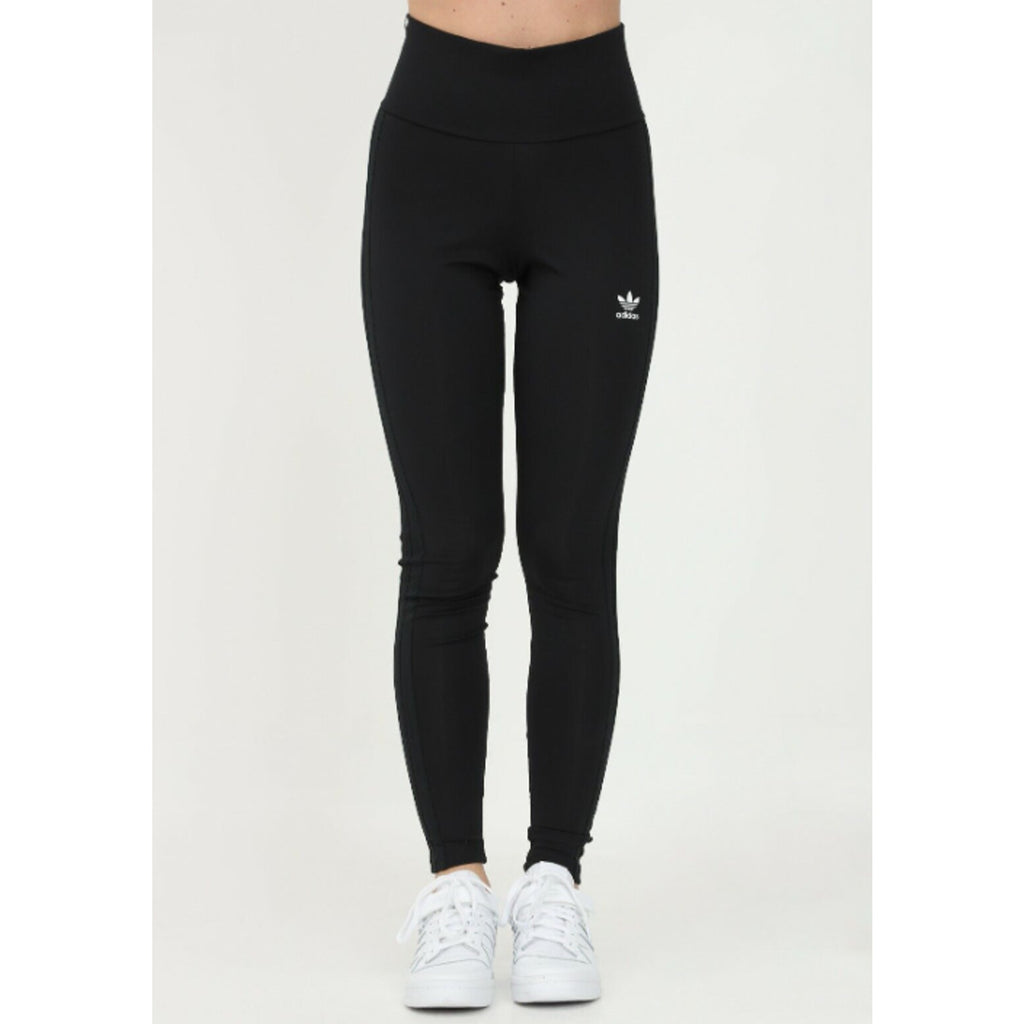 ADIDAS ORIGINALS Women's Adicolor Classics Tonal Leggings XS Black 3-Stripes NWT