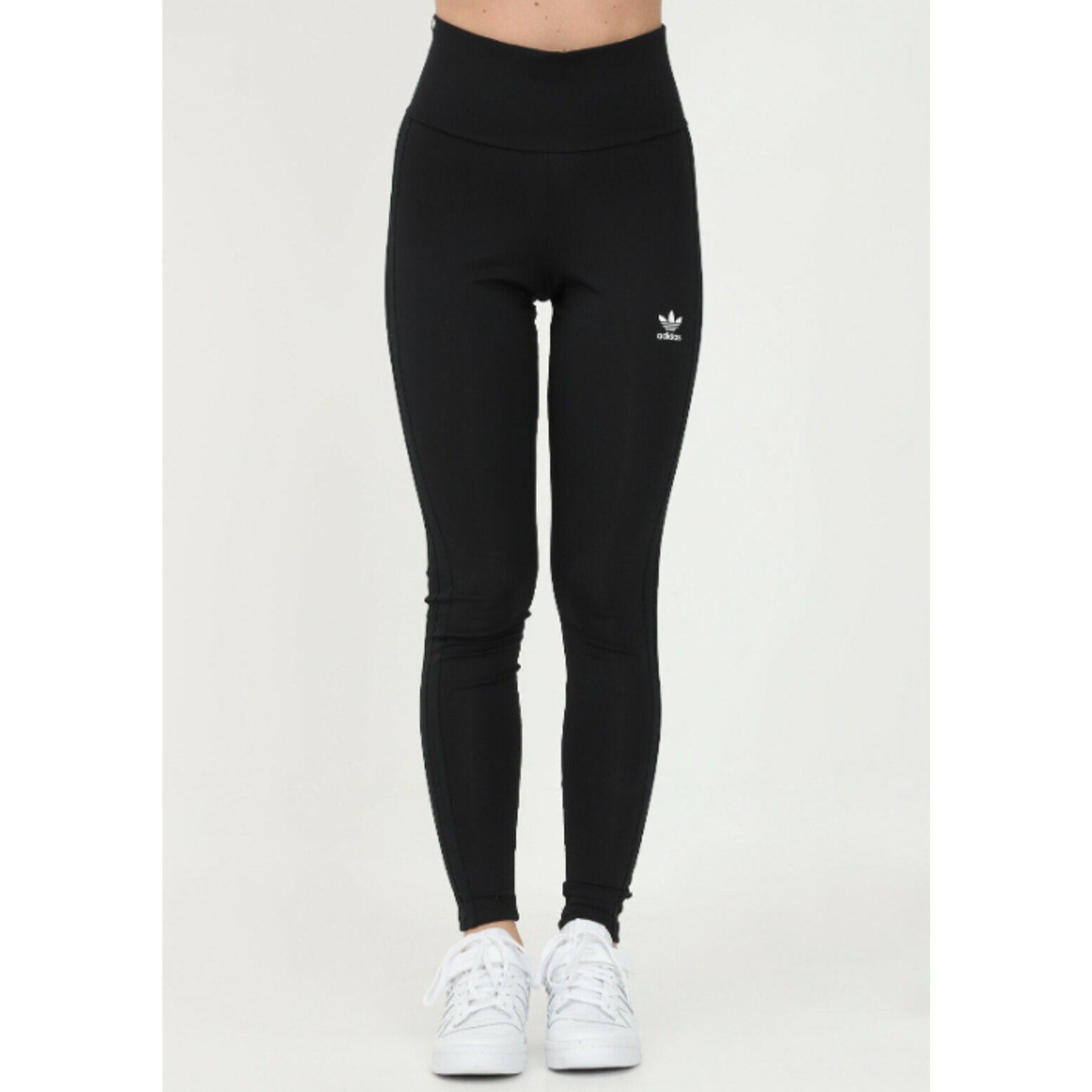 ADIDAS ORIGINALS Women's Adicolor Classics Tonal Leggings XS Black 3-Stripes NWT
