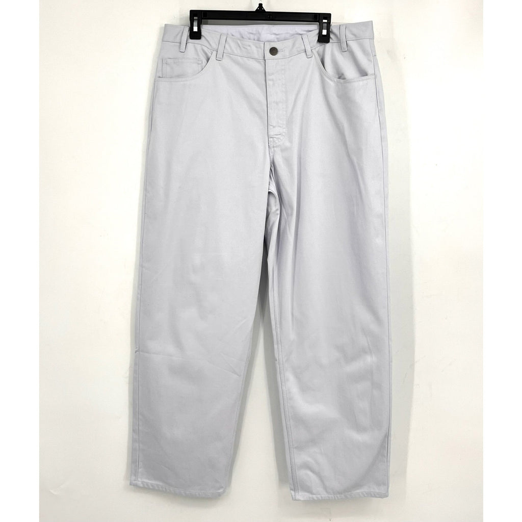 NIKE SB Men's Loose Denim Skate Pants Size 34 Light Grey Relaxed Fit Jeans NWT