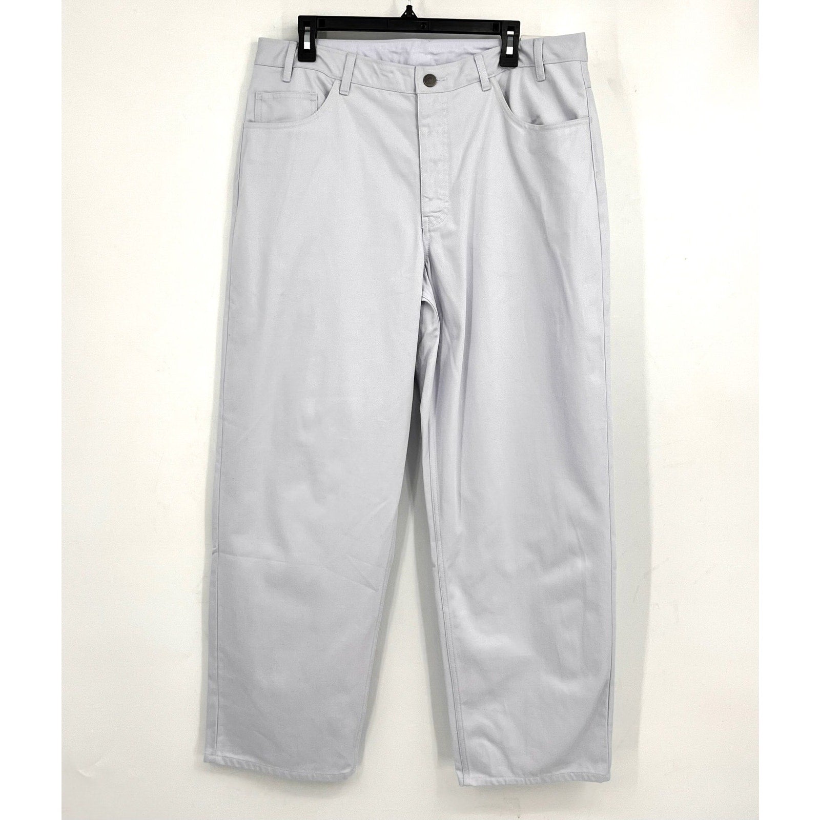 NIKE SB Men's Loose Denim Skate Pants Size 34 Light Grey Relaxed Fit Jeans NWT