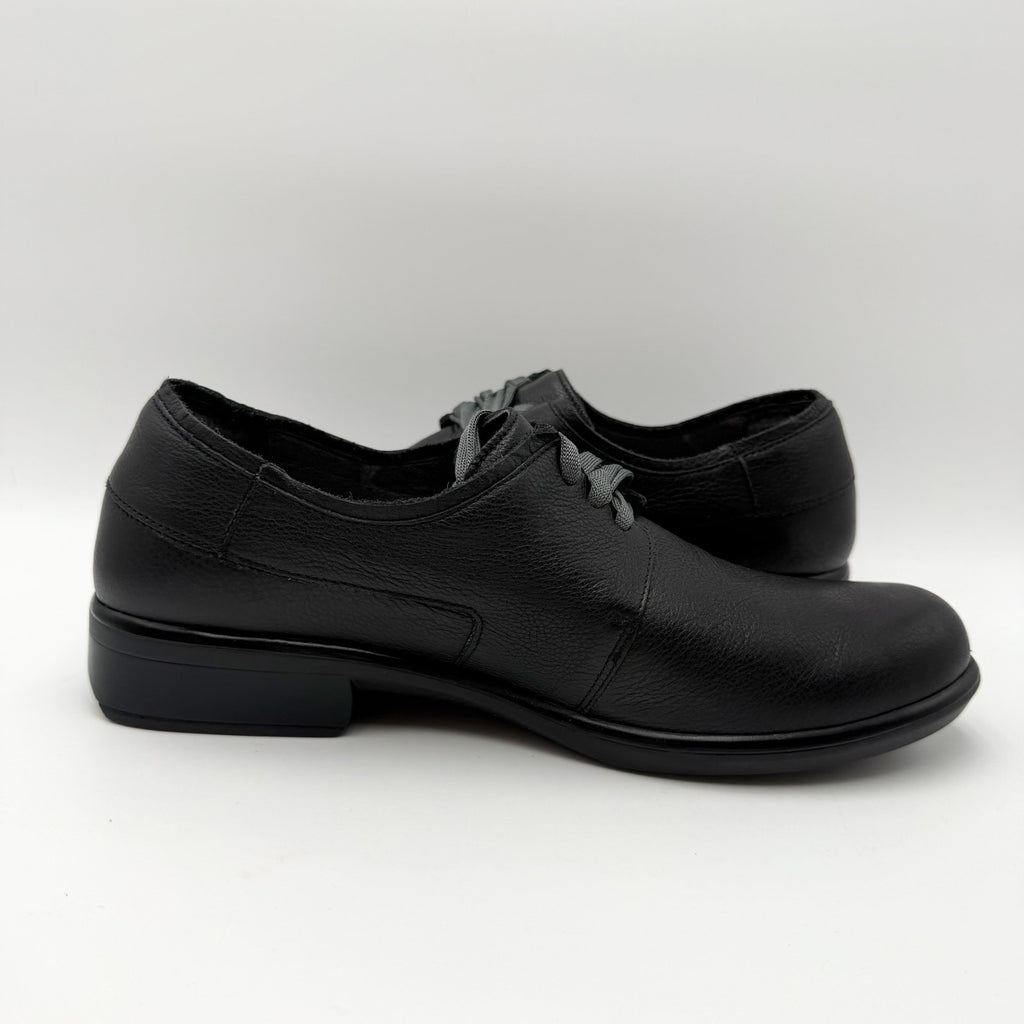 Naot Womens Blizzard Oxford Shoes US 9 EU 40 Black Leather NWOB