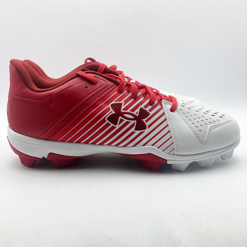 Under Armour Men's Leadoff Low Rm Baseball Cleats Size 13 Red White NWOB