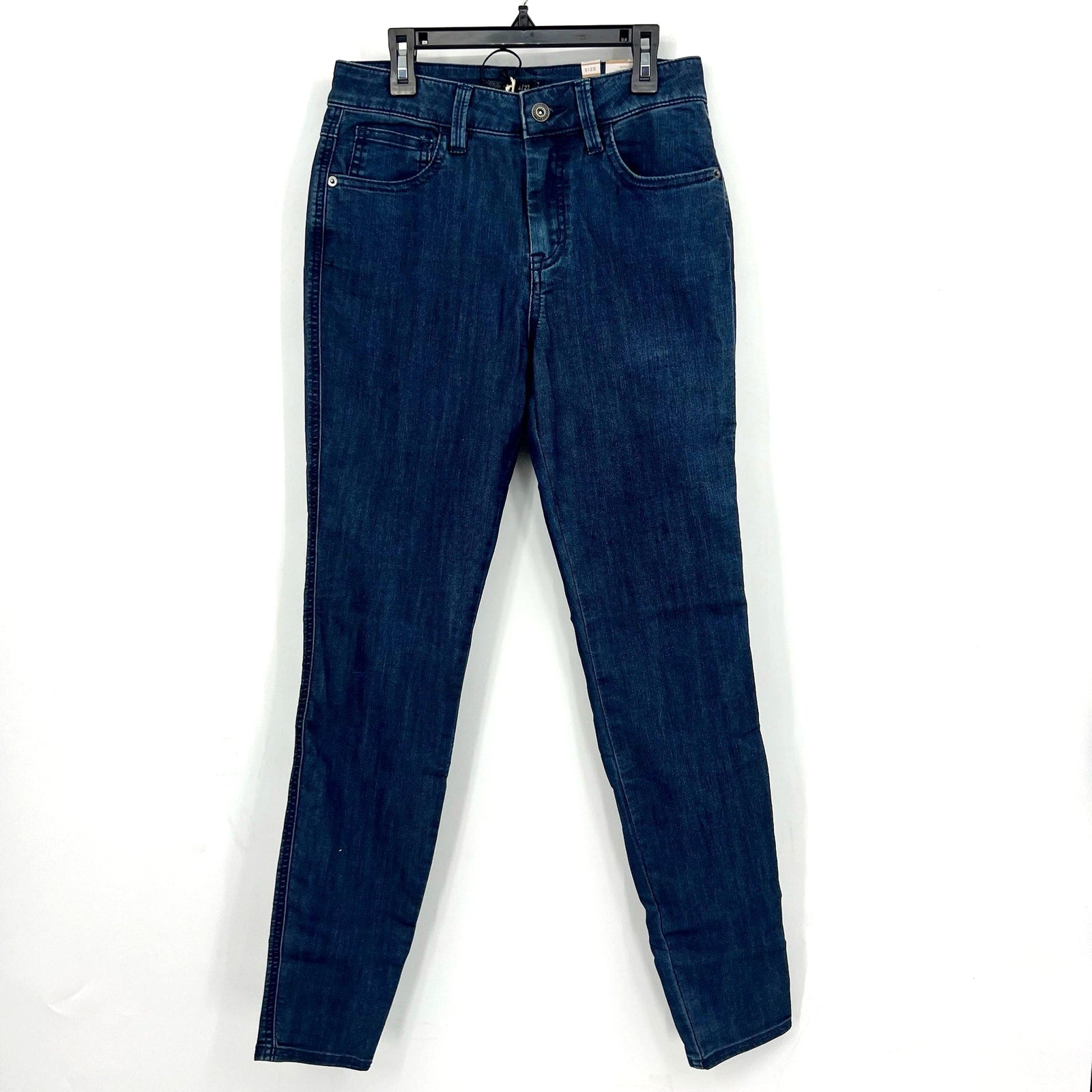 PRANA Women's Oday Skinny Jeans 27x30 US 4 Blue Indigo High Rise Stretch NWT