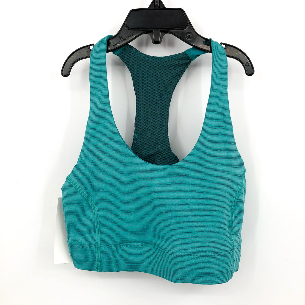 OUTDOOR VOICES Women's Doing Things Bra XXS Blue Green Racerback NWT