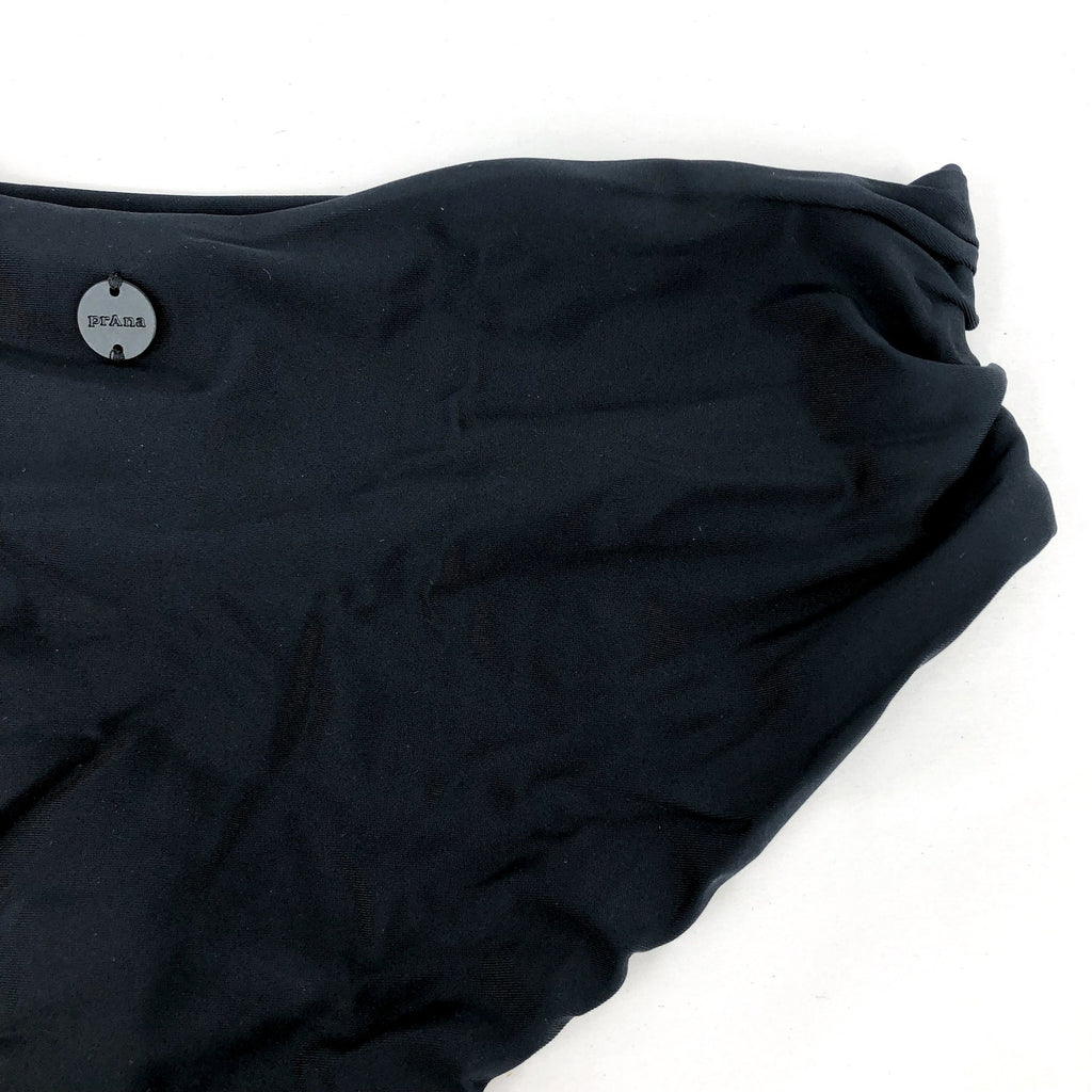 PRANA Women's Marta Bikini Bottoms XS Black Hipster UPF 50+ NWT