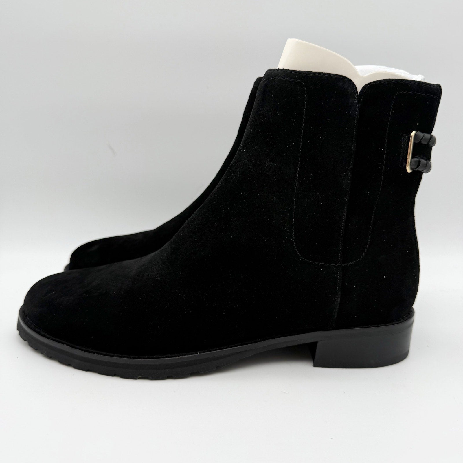 Jack Rogers Womens Newbury Ankle Booties US 9.5 M Black Suede NIB