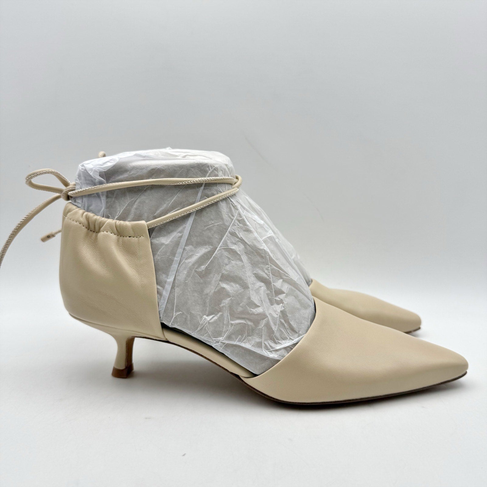 Vince Womens Sarai Pumps US 6.5 M EU 36.5 Sand Beige Leather NIB
