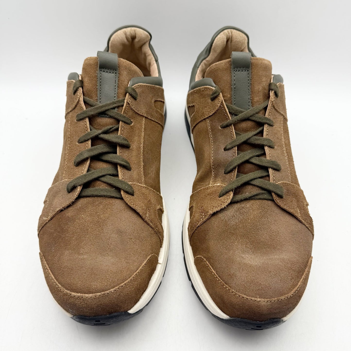 NAOT Mens Magnify Casual Sneakers EU 45 US 12 Brown Suede Leather NIB