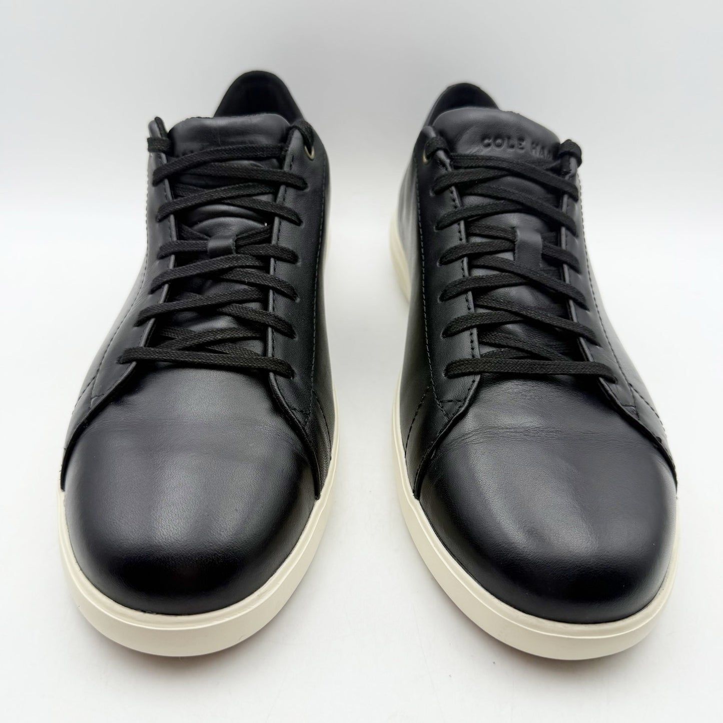 Cole Haan Mens Grand Crosscourt ll Sneakers US 10 M Black White Leather NIB