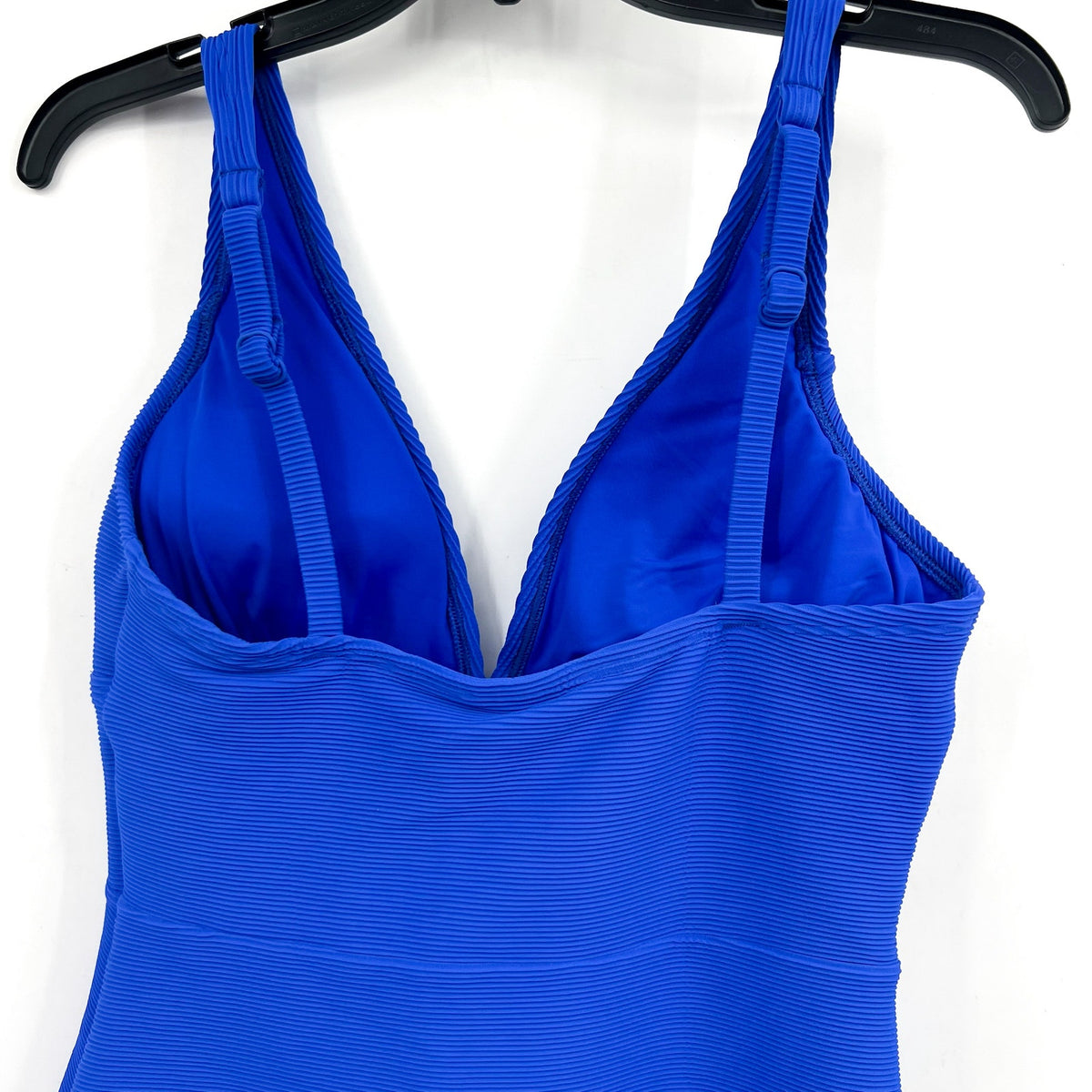 TOMMY BAHAMA Ocean Point One-Piece Swimsuit Size 16 Blue Over-the-Shoulder NWT
