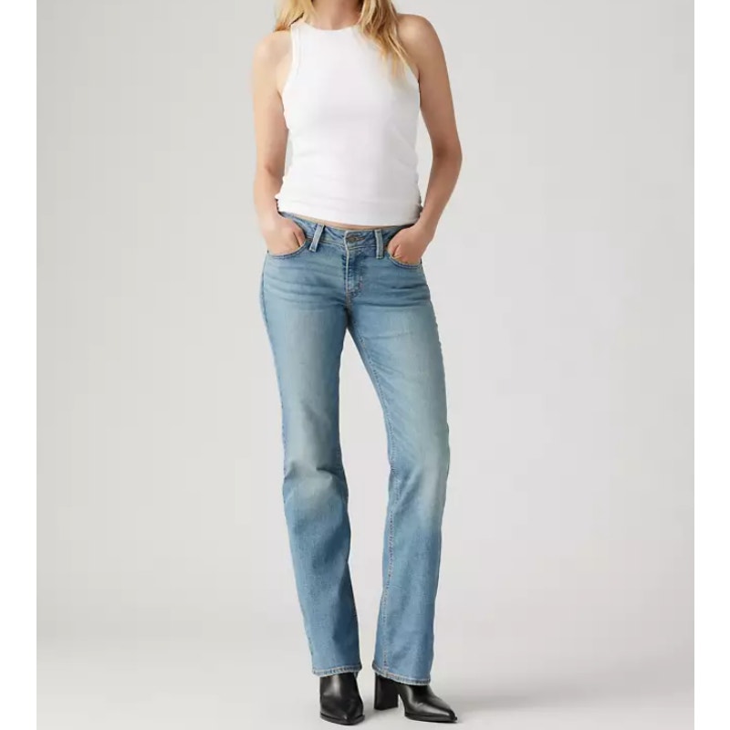 LEVI'S Women's Superlow Bootcut Jeans 25x32 Size 0 Medium Wash NWT A4679-0001
