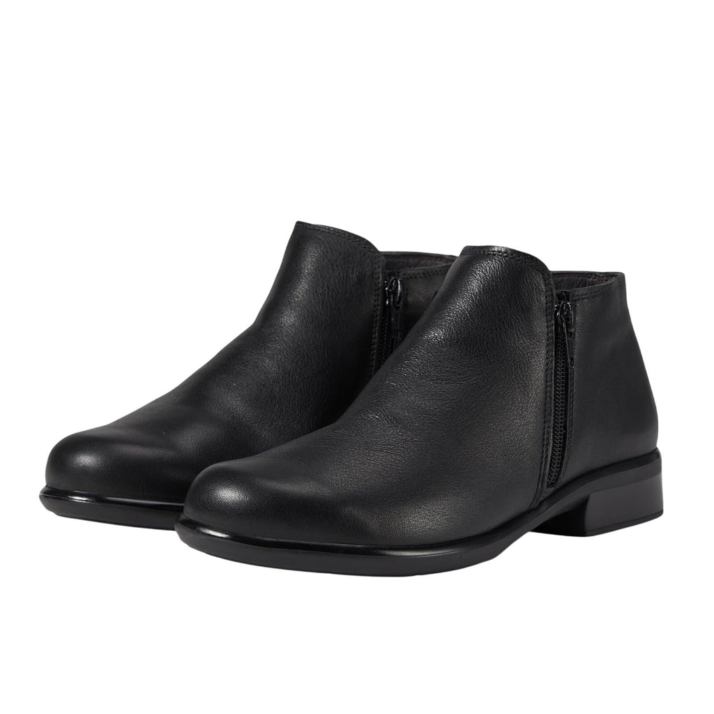 Naot Womens Helm Ankle Boots EU 41 US 10 Black Water-Resistant Leather NIB