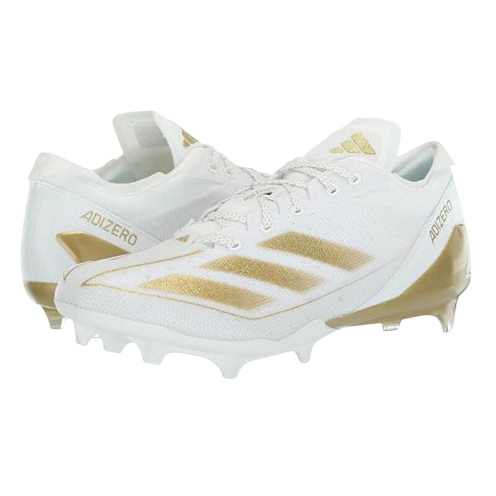 Adidas Mens Adizero Electric Football Cleats Size 9 White Gold IE4381 NWOB