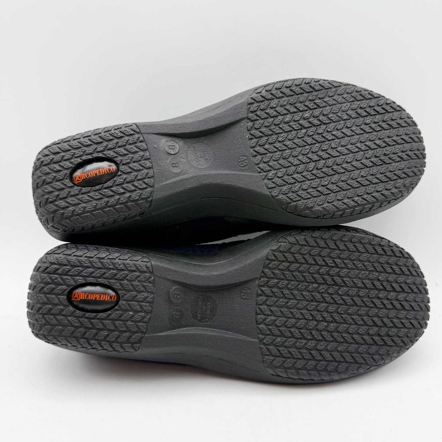 Arcopedico Womens Leta Shoes EU 43 US 12 B Blue Black Lace Up NIB