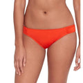 LAUREN RALPH LAUREN Beach Club Hipster Bikini Bottom Size 6 Orange Shirred NWT