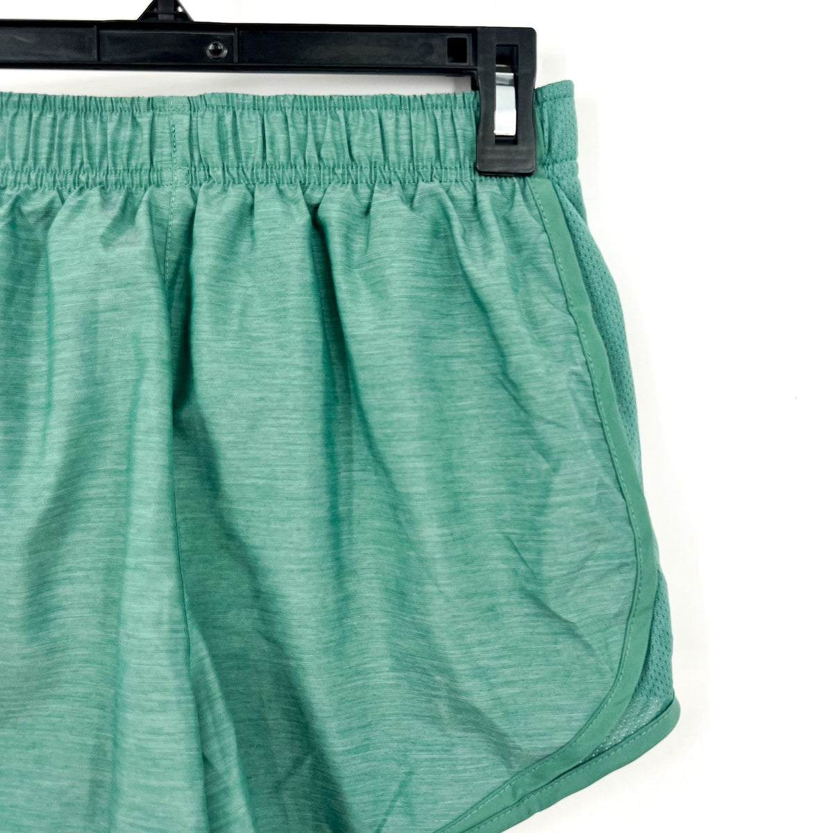 NIKE Women's Dri Fit Tempo Running Shorts XS Dark Green Liner NWT