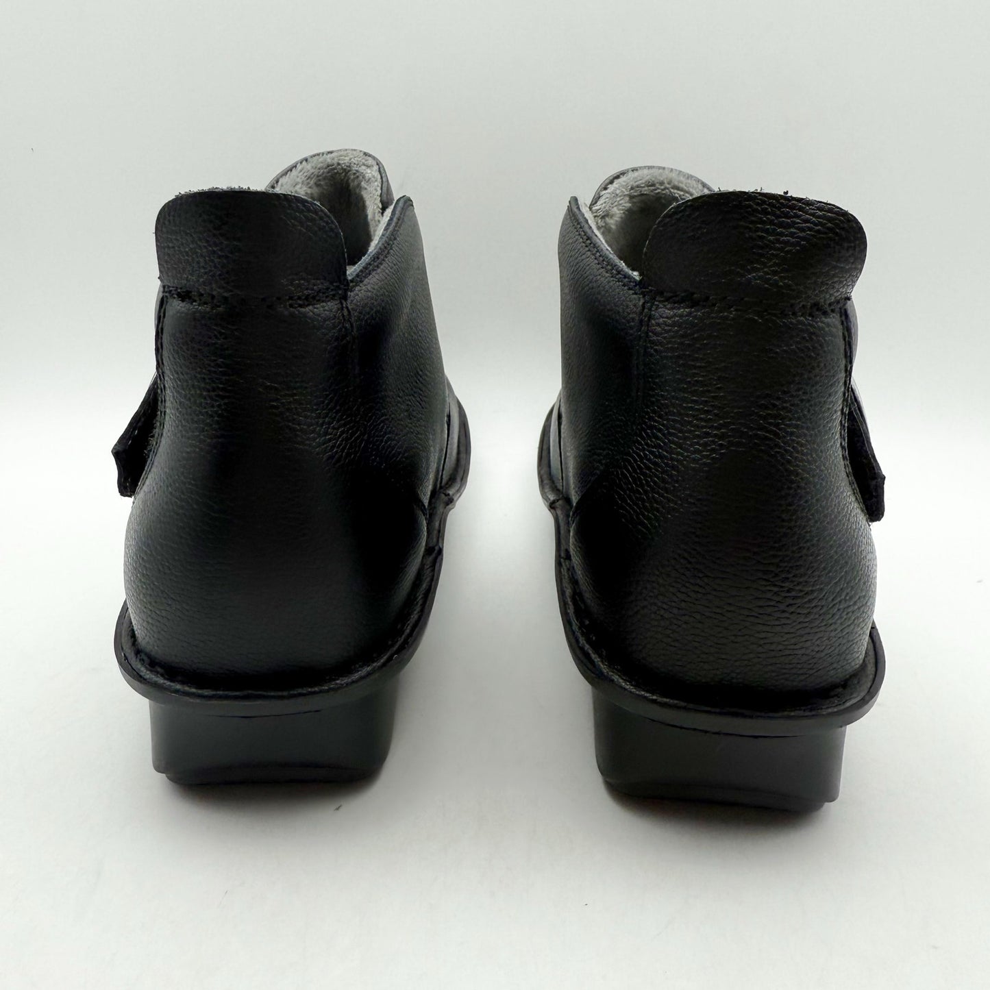 Alegria Womens Caiti Ankle Booties EU 35 US 5-5.5 Black Leather NIB