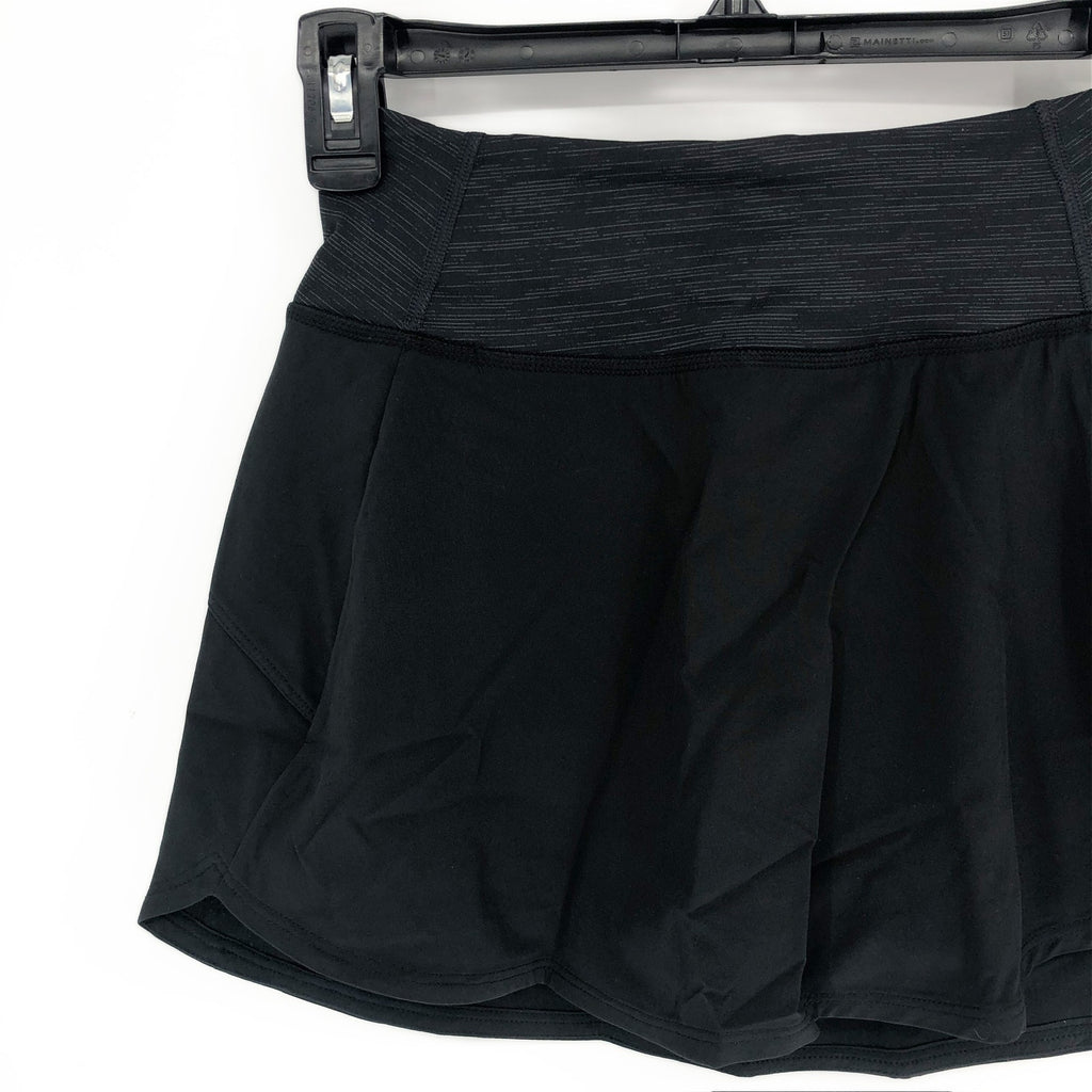 OUTDOOR VOICES Women's Hudson 4" Skort XXS Black Built-in Brief Liner NWT