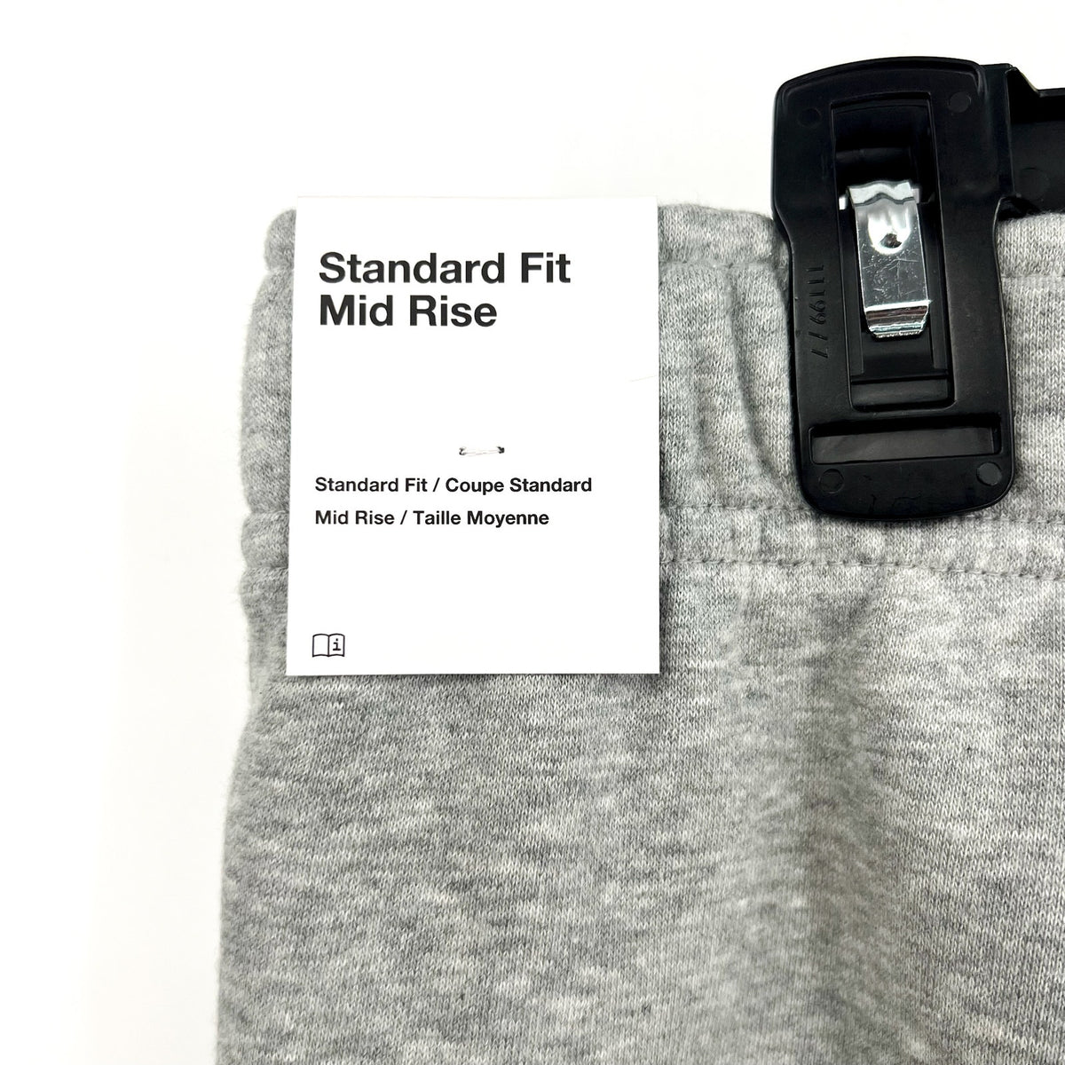 NIKE Womens Club Fleece Mid-Rise Joggers Pants 1X Grey White Sweatpants NWT