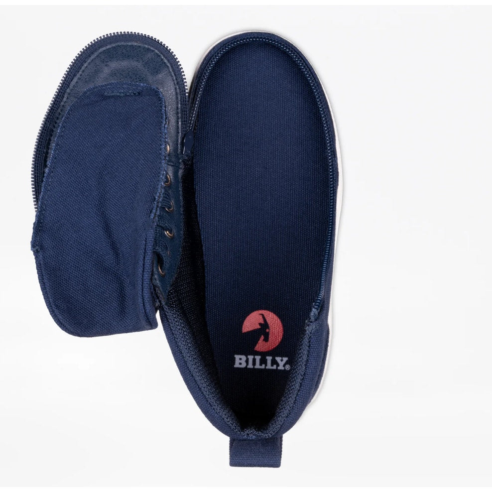 Billy Big Kids Classic MDR High Top Sneaker Size 9 EU 41 Navy Blue NIB