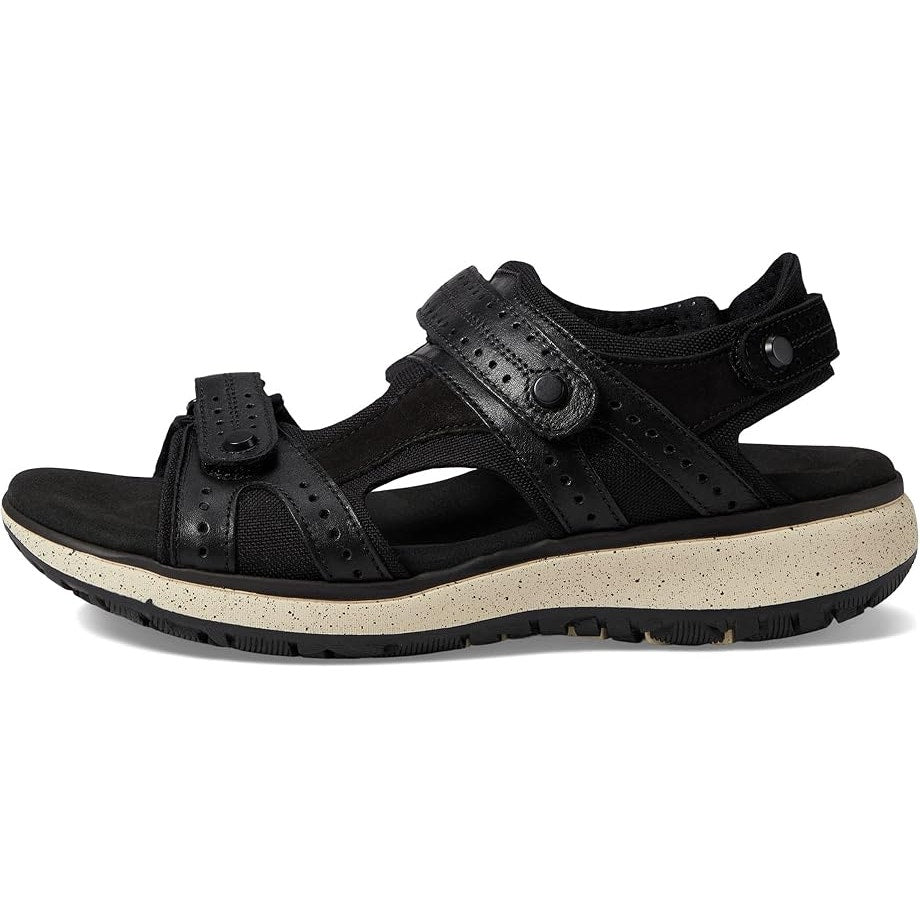 SAS Womens Embark Adjustable Sandals US 10 Narrow Black Comfort Sport NIB