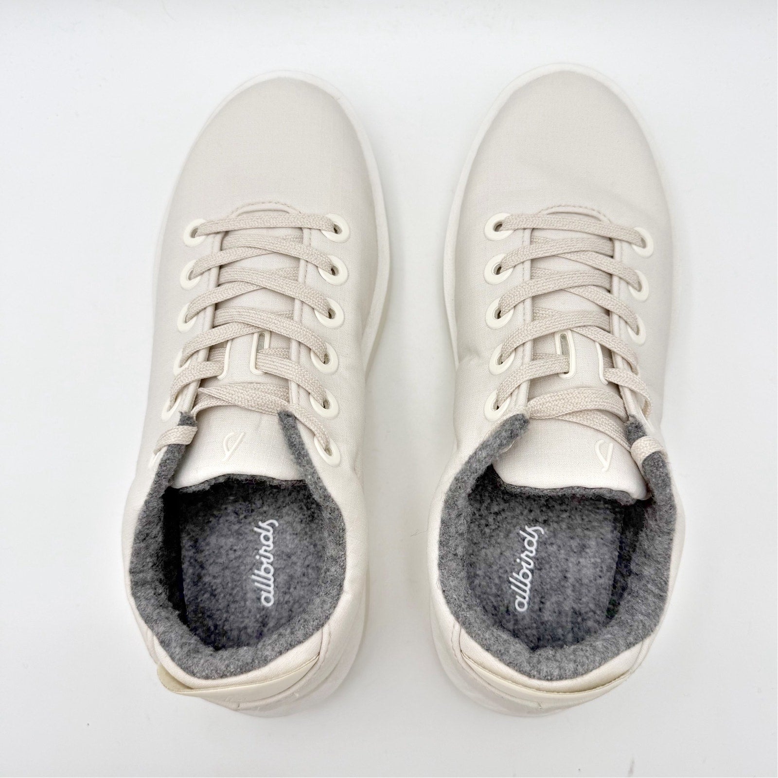 AllBirds Mens Wool Piper Woven Casual Sneakers US 7 EU 39.5 White NIB