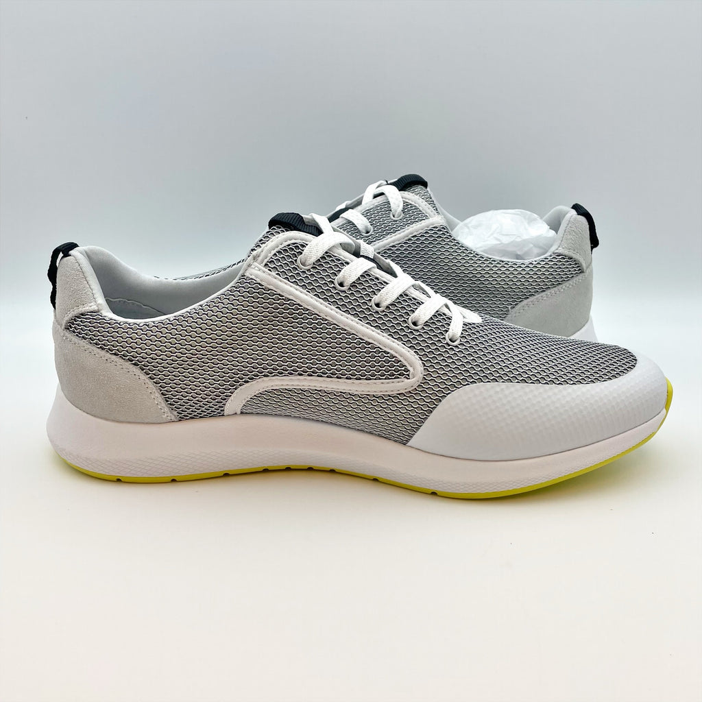 Vince Camuto Mens Emmitt Mesh Sneaker US 9 M EU 42 White Lace-Up Closure NIB