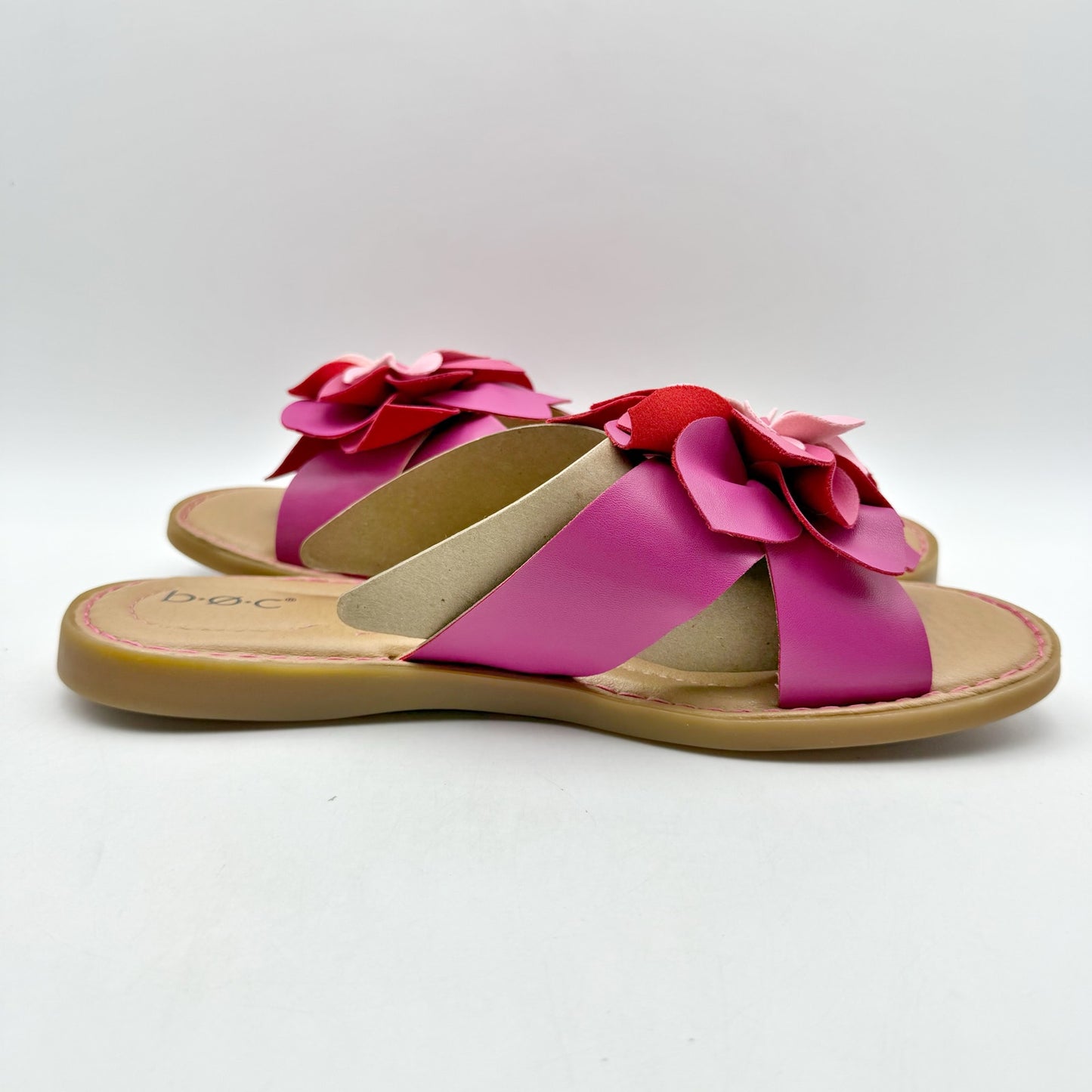 B.O.C. Born Concept Kasia Sandals US 9 M EU 39.5 Pink Slip On NIB